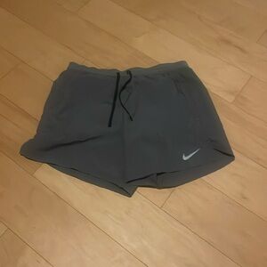 Grey Nike men's running shorts